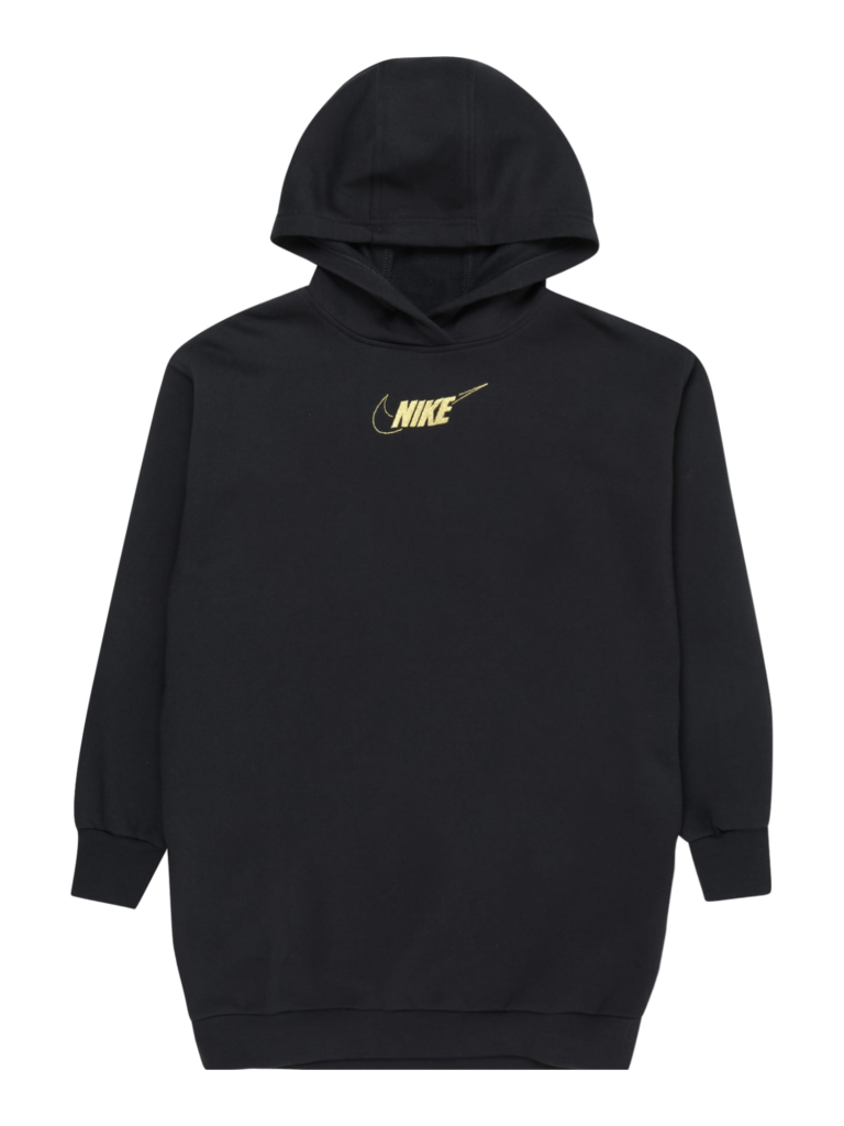 Nike Sportswear Rochie 'CLUB FLEECE'  auriu / negru