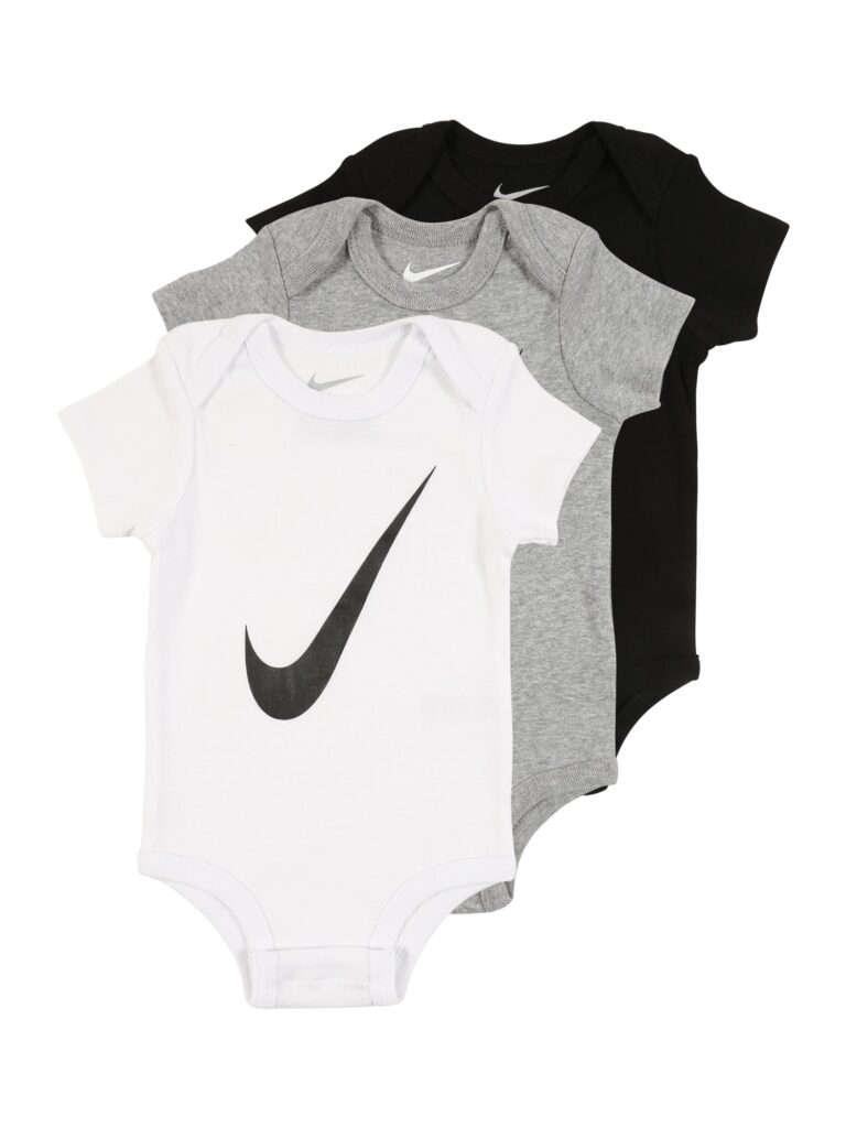 Nike Sportswear Salopetă/Body  gri amestecat / negru / alb