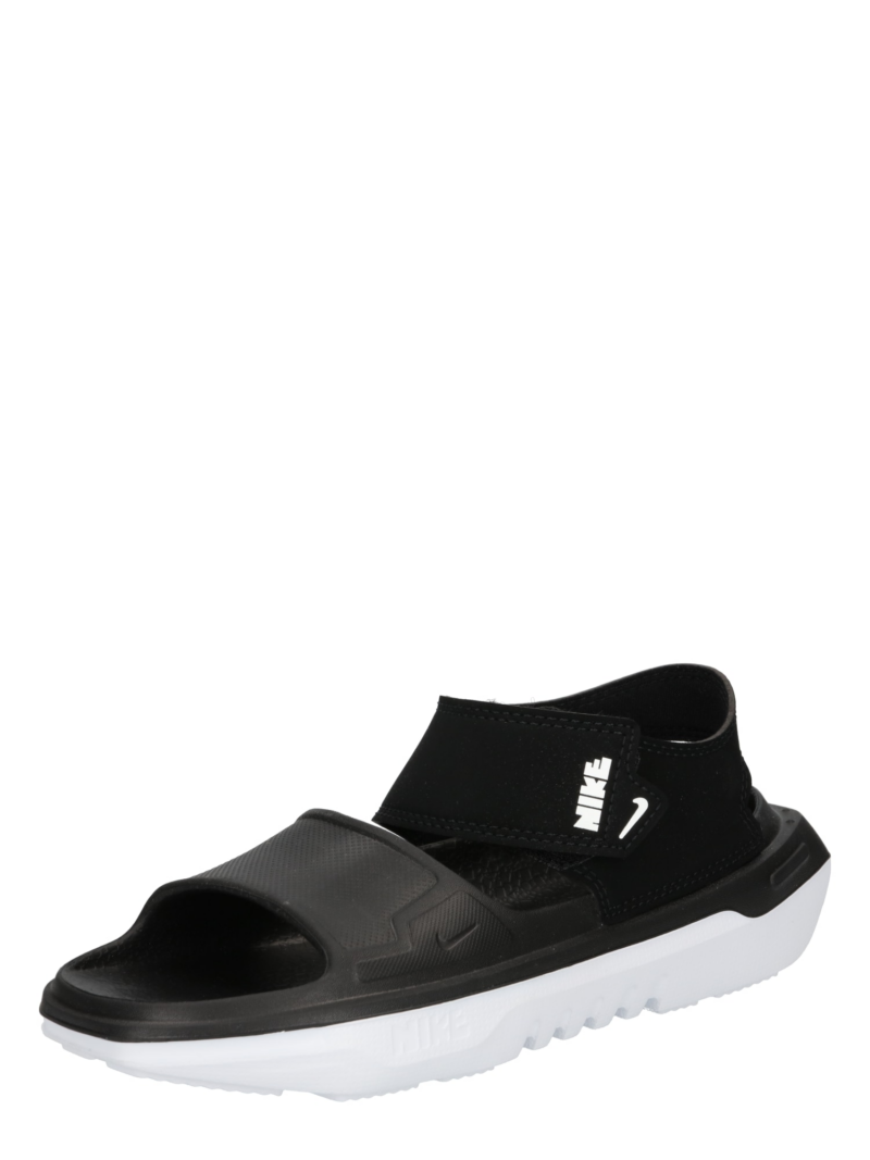 Nike Sportswear Sandale 'PLAYSCAPE'  negru / alb