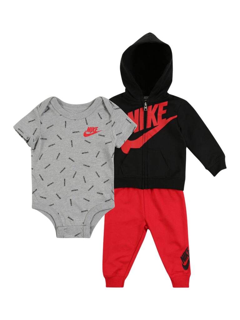 Nike Sportswear Set  gri / roșu / negru