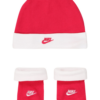 Nike Sportswear Seturi de lenjerie 'NIKE FUTURA HAT/BOOTIE 2PC'  roșu intens / alb