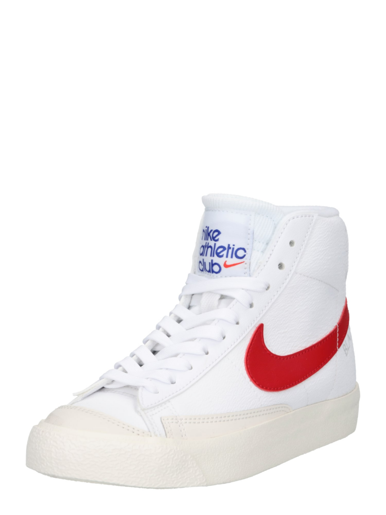 Nike Sportswear Sneaker 'Blazer Mid 77'  bej / albastru regal / roșu / alb