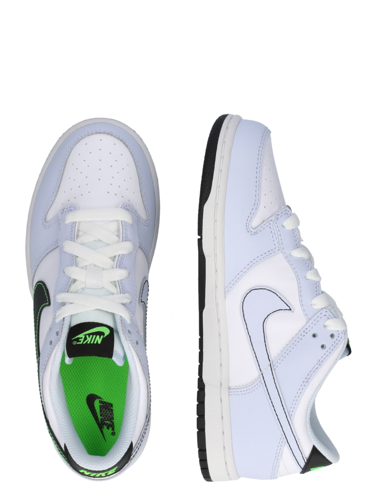 Nike Sportswear Sneaker 'Dunk'  verde / lila / negru / alb