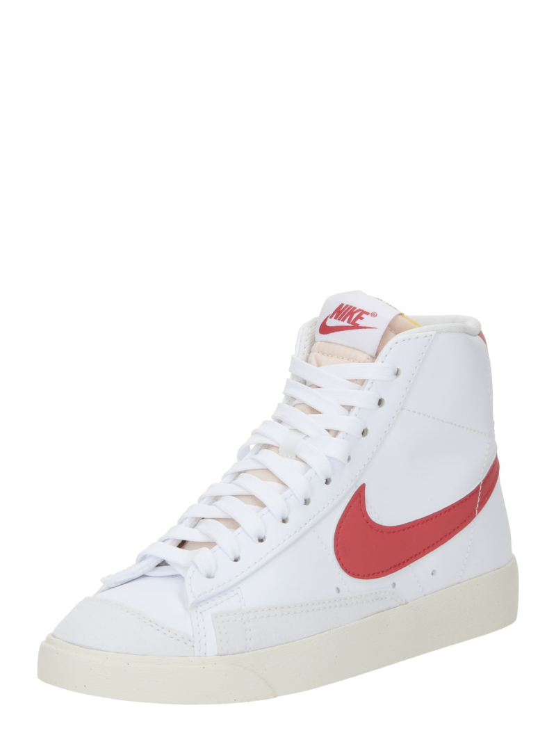 Nike Sportswear Sneaker înalt 'BLAZER'  alb kitt / galben / roșu / alb