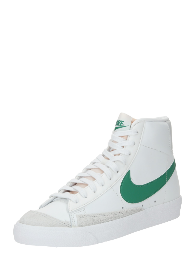 Nike Sportswear Sneaker înalt 'Blazer Mid '77 Vintage'  grej / verde / portocaliu piersică / alb