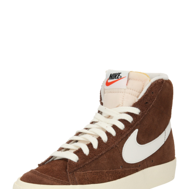 Nike Sportswear Sneaker înalt 'Blazer Mid '77 Vintage'  maro / alb