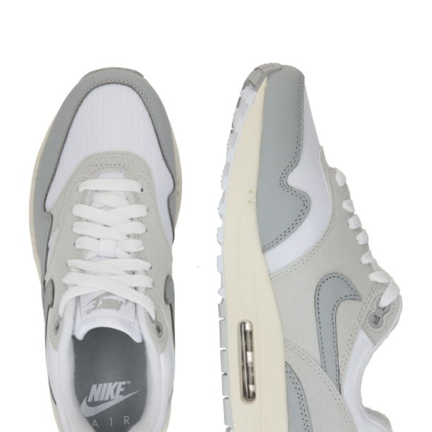 Nike Sportswear Sneaker low 'AIR MAX 1 87'  gri / gri deschis / alb