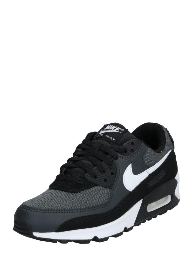 Nike Sportswear Sneaker low 'AIR MAX 90'  gri / negru / alb