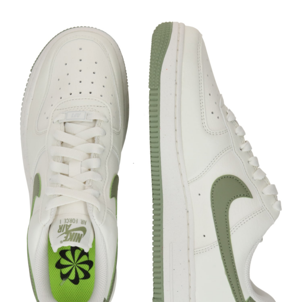 Nike Sportswear Sneaker low 'Air Force 1 '07 SE'  verde / alb coajă de ou