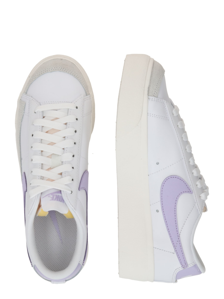 Nike Sportswear Sneaker low 'Blazer'  gri deschis / mov lavandă / alb