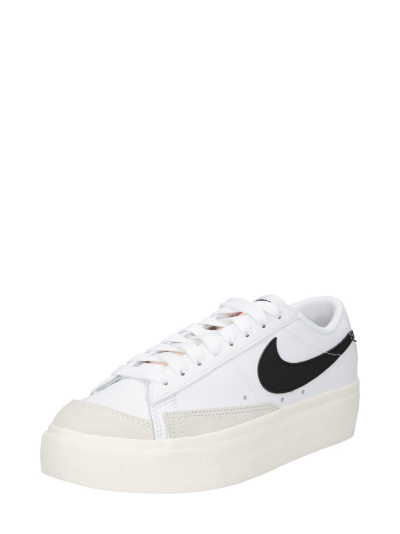 Nike Sportswear Sneaker low 'Blazer'  gri deschis / negru / alb