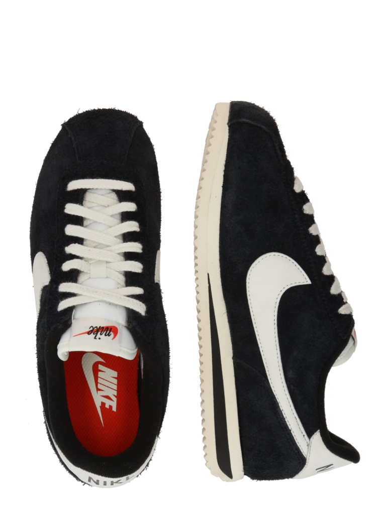 Nike Sportswear Sneaker low 'CORTEZ'  negru / alb murdar