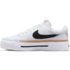 Nike Sportswear Sneaker low 'COURT LEGACY LIFT'  bej / negru / alb