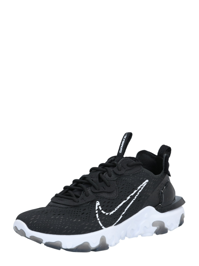 Nike Sportswear Sneaker low 'REACT VISION'  negru / alb