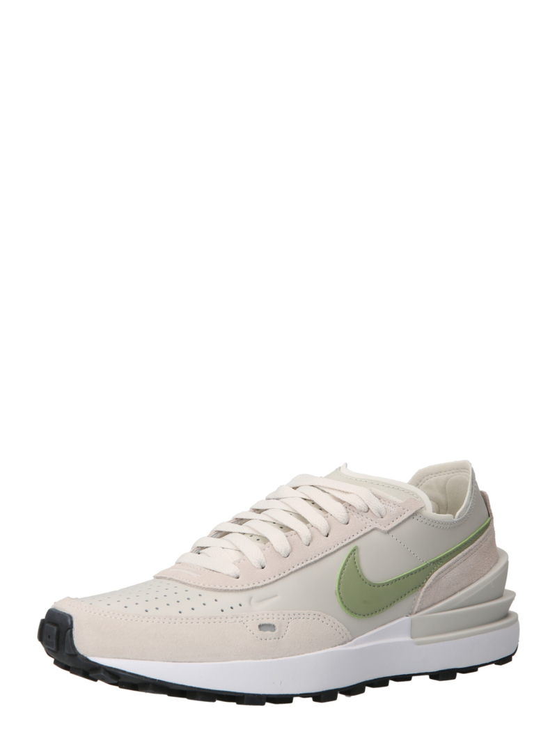 Nike Sportswear Sneaker low 'WAFFLE ONE LTR'  gri deschis / verde