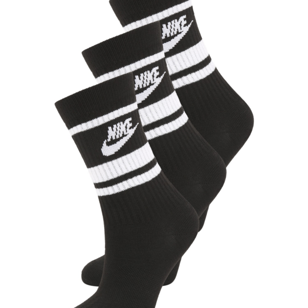 Nike Sportswear Șosete  negru / alb