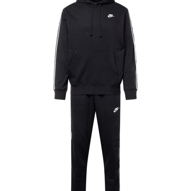 Nike Sportswear Trening 'CLUB FLEECE'  negru / alb