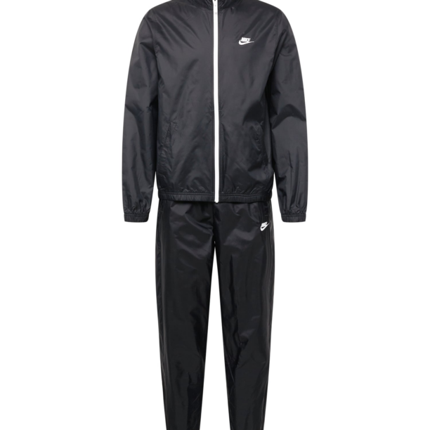 Nike Sportswear Trening 'Club Linded'  negru / alb