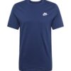 Nike Sportswear Tricou 'Club'  bleumarin / alb