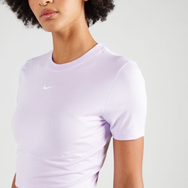 Preţ Nike Sportswear Tricou 'ESSENTIAL'  mov pastel / alb