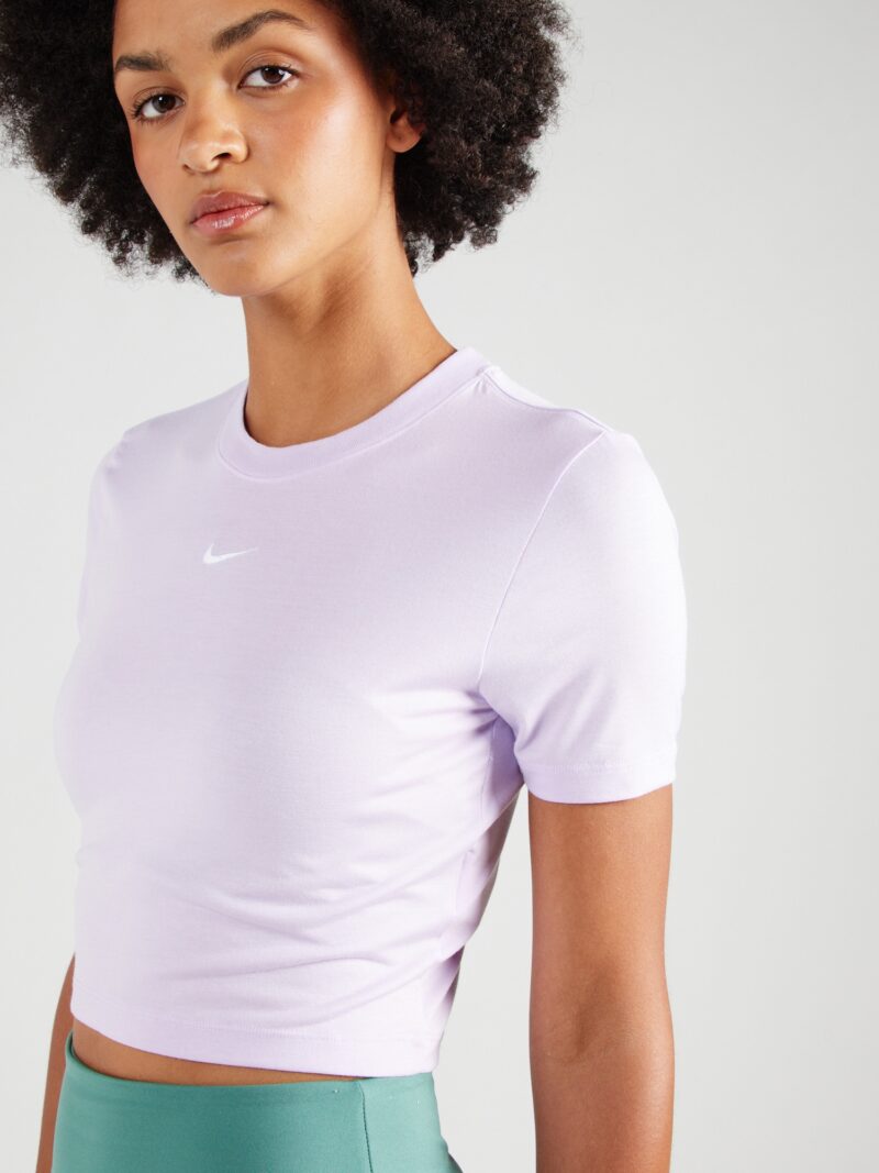 Preţ Nike Sportswear Tricou 'ESSENTIAL'  mov pastel / alb