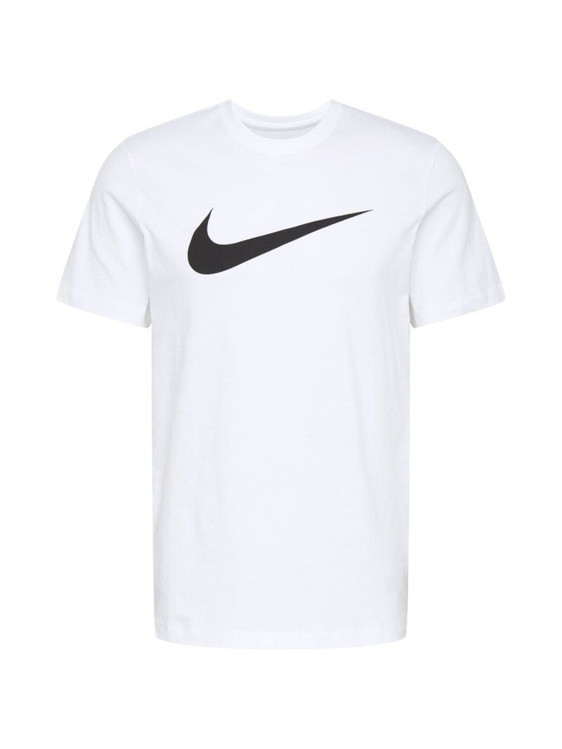 Nike Sportswear Tricou 'Swoosh'  negru / alb murdar