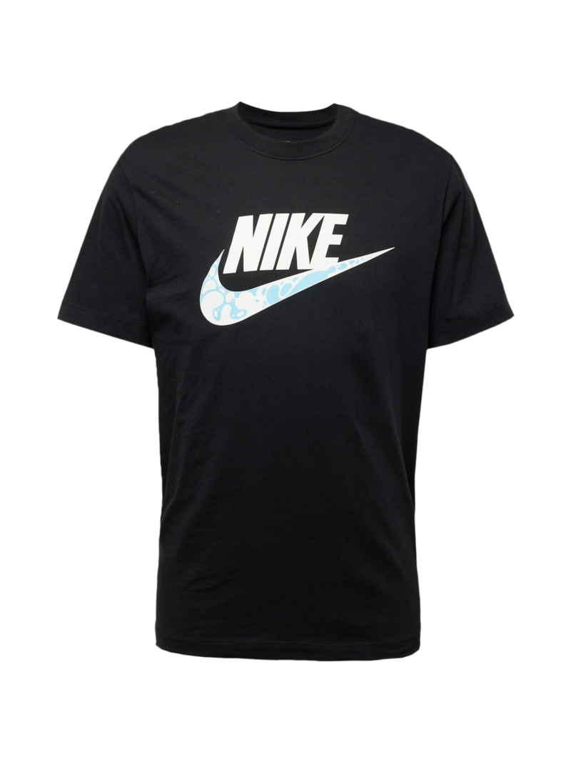 Nike Sportswear Tricou  albastru deschis / negru / alb