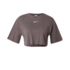 Nike Sportswear Tricou  crem / gri închis