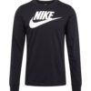 Nike Sportswear Tricou  negru / alb