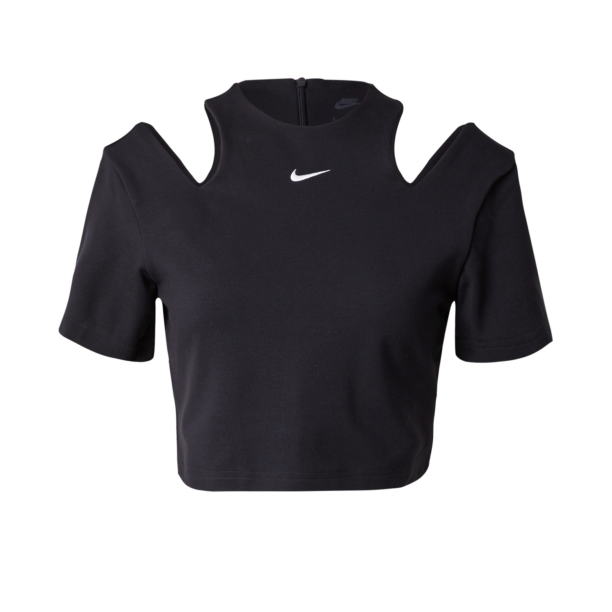 Nike Sportswear Tricou  negru / alb