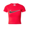 Nike Sportswear Tricou  roși aprins / negru / alb