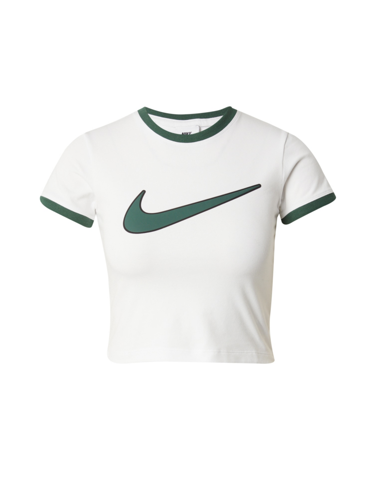 Nike Sportswear Tricou  verde iarbă / alb