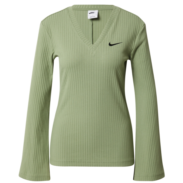 Nike Sportswear Tricou  verde măr / negru