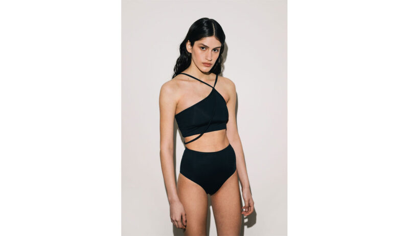 Norba Lagoon Swim Top Black