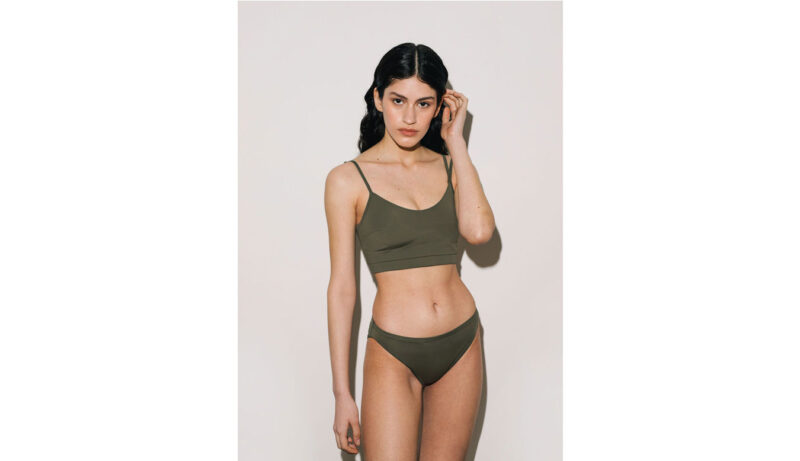 Norba Low Waist Swim Briefs Green