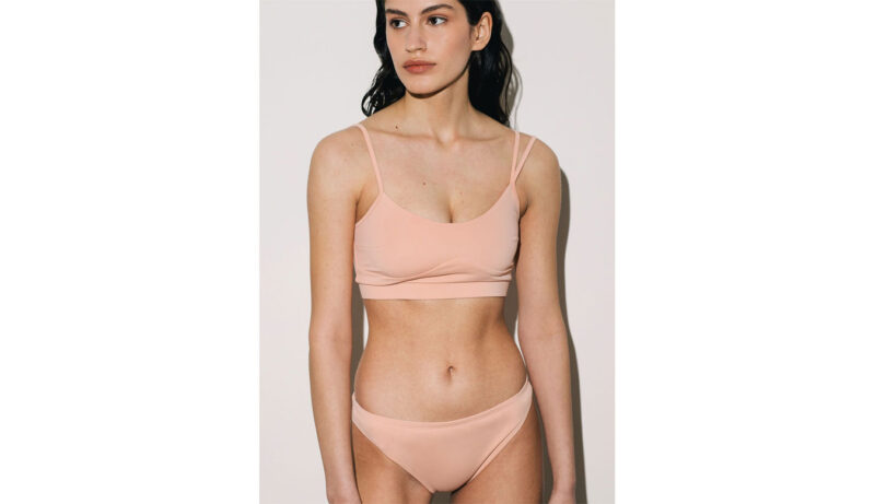 Original Norba Split Swim Top Coral