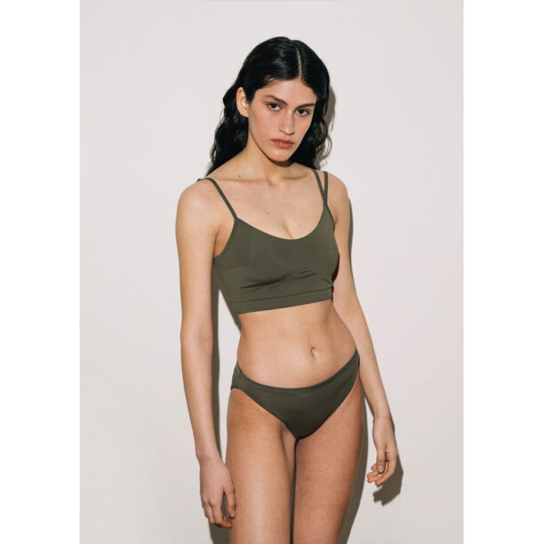 Norba Split Swim Top Green