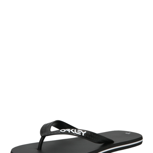 OAKLEY Flip-flops 'GOLDEN'  negru / alb