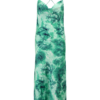 OBJECT Petite Rochie 'SUMAI'  bleumarin / verde smarald / verde jad / alb