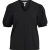 OBJECT Tricou 'Caroline'  negru