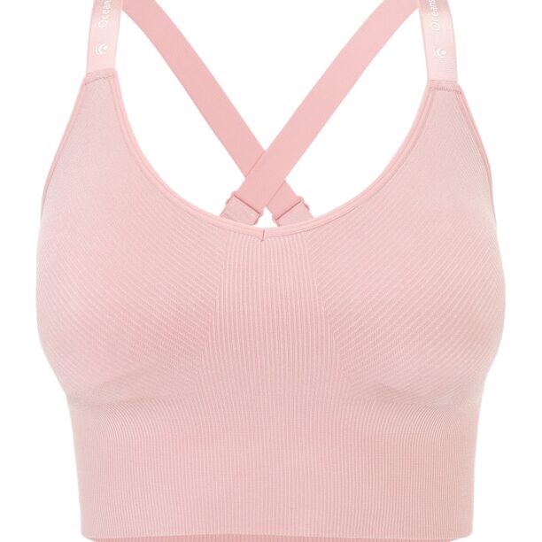 OCEANSAPART Sport top 'Athletic'  rosé / alb