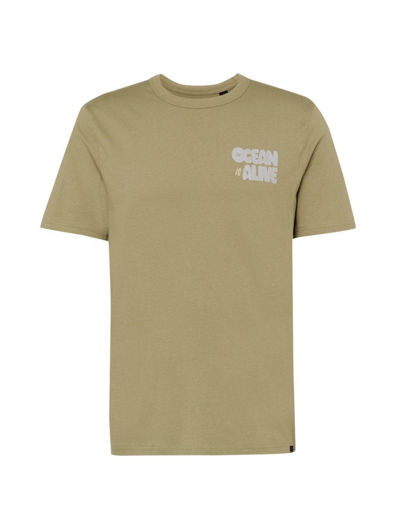 O'NEILL Tricou 'Pacific'  bej / gri / verde stuf / alb murdar