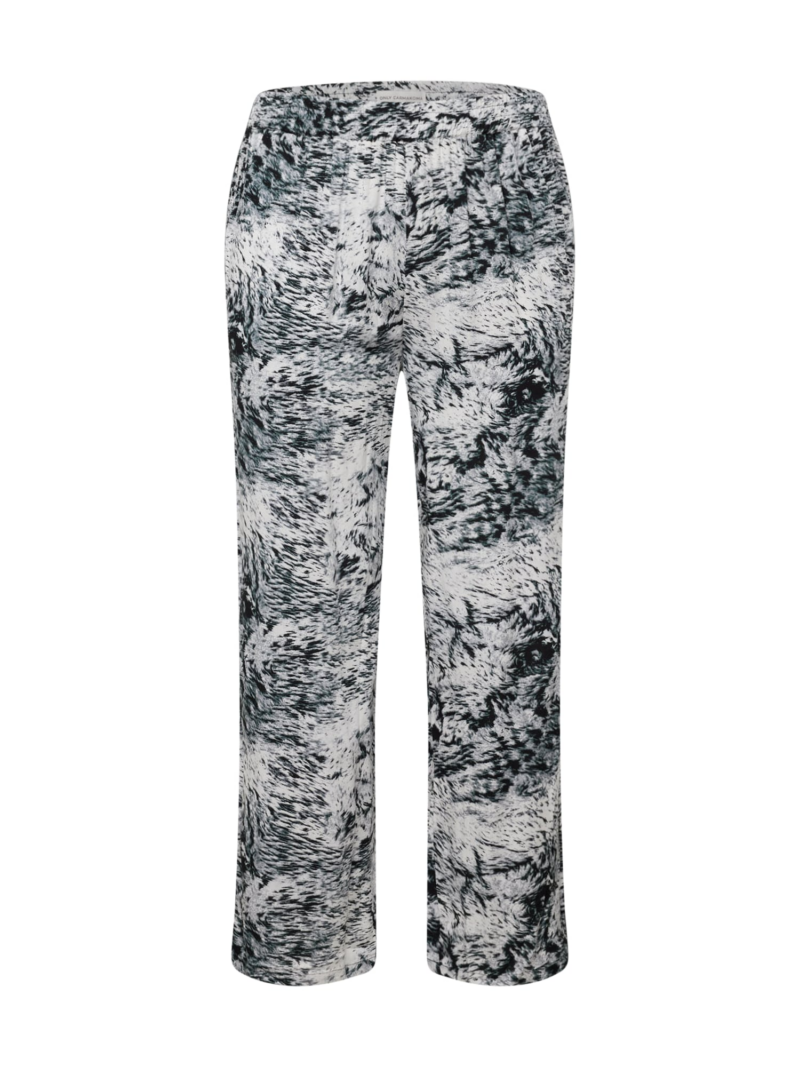 ONLY Carmakoma Pantaloni 'SNICKA'  negru / alb