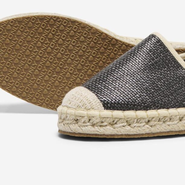 ONLY Espadrile 'ONLKoppa-2'  bej / negru