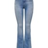 ONLY Jeans 'BLUSH'  albastru / maro