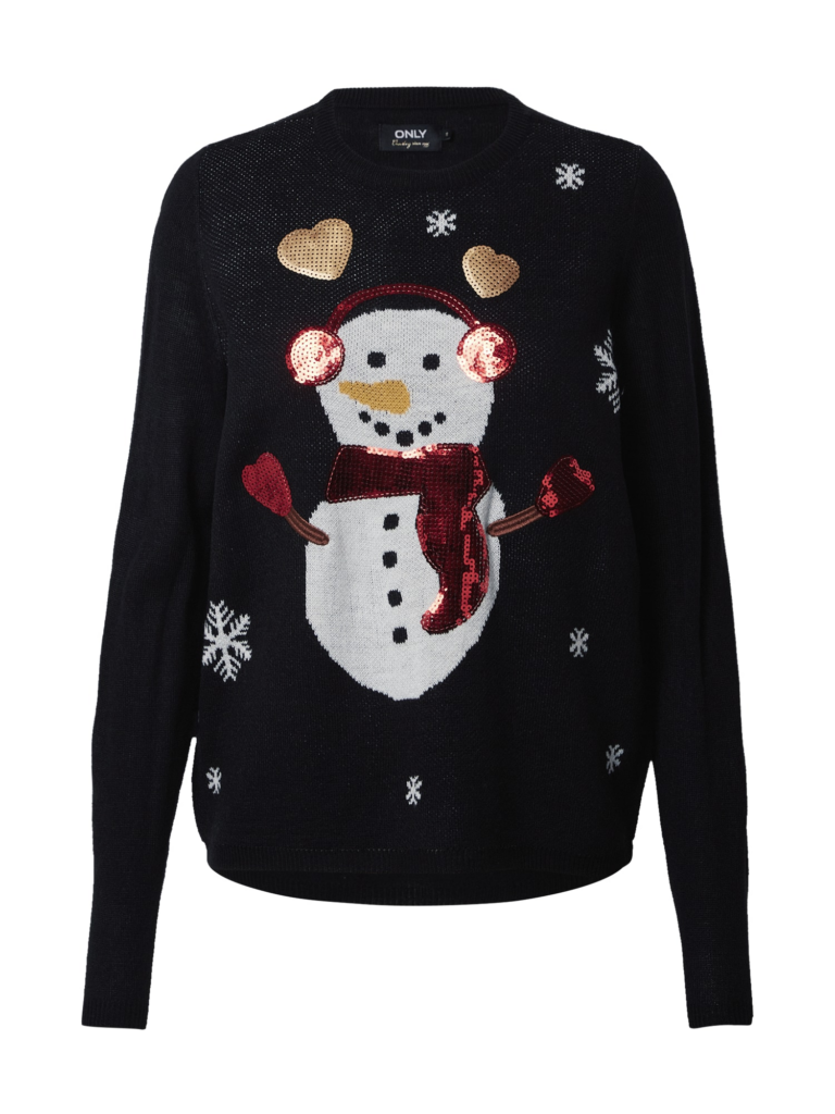 ONLY Pulover 'XMAS Exclusive Snowman'  mai multe culori / negru