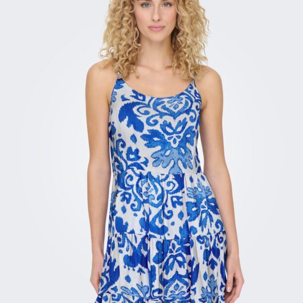 ONLY Rochie de vară 'MAJ LIFE'  indigo / alb preţ