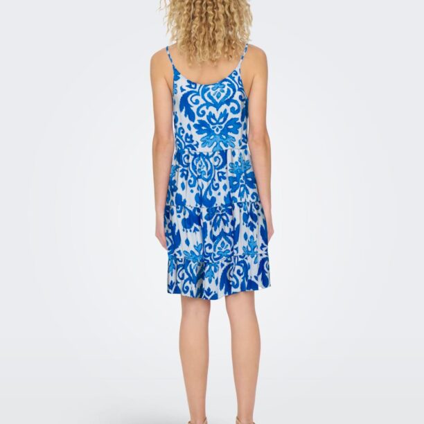 ONLY Rochie de vară 'MAJ LIFE'  indigo / alb