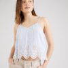 ONLY Top 'BONDI'  albastru deschis / alb