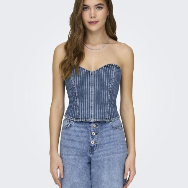 ONLY Top 'KIRSI'  albastru denim / albastru deschis preţ